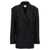 Loulou Studio 'Koon' coat Black