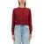 Vivienne Westwood Bea Cropped Cardigan BORDEAUX