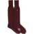 Vivienne Westwood High Socks With Orb Embroidery BORDEAUX