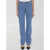 MARINE SERRE Moon Printed Loose Jeans BLUE