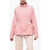 Plan C Dropped Shoulder Jacket With Drawstring Pink