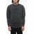 AllSaints Delavé Effect Crew-Neck Sweatshirt With Contrasting Print Black