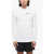 Nike Swim Long Sleeved Solid Color Dri-Fit T-Shirt With Contrasti White