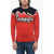 Mc2 Saint Barth Two-Tone Crew-Neck Sweater With Embroidery Red