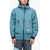 AND WANDER Nylon Jacket With Hood Blue