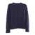 Kangra BRAIDED CREWNECK SWEATER Blue