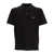 C.P. Company C.P. Company Logo Cotton Polo Shirt Black