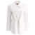 Valentino Garavani Valentino Garavani Compact Popeline Pea Coat WHITE