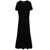 Emporio Armani Emporio Armani Striped Long Dress Black