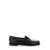 Sebago Black Pull-On Loafers In Leather Woman Black