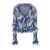 Diesel 'M-Faulner' Blue Cardigan With All-Over Geometric Print In Wool Blend Woman BLUE