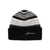 Ganni Ganni Striped Wool Beanie Black