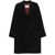 Paltò Paltò Long Cameron Coat In Single-Breasted Wool Black