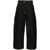 STUDIO NICHOLSON Studio Nicholson Wide Leg Denim Cropped Jeans Black