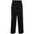 P.A.R.O.S.H. P.A.R.O.S.H. Paperbag-Waist Straight Leg Trousers Black