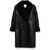 ERMANNO FIRENZE Ermanno Firenze Faux Fur Midi Coat Black