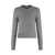 AMI Paris AMI Paris Wool And Cashmere Sweater GREY