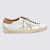 Golden Goose Golden Goose Ehite And Brown Leather Super-Star Sneakers WHITE/ICE/LIGHT BROWN