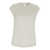 Brunello Cucinelli White Cap-Sleeve Satin Top In Silk Woman WHITE