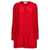 Lanvin Lanvin 'Flared Pleated' Dress RED