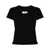 MM6 Maison Margiela Mm6 Maison Margiela Logo Cotton T-Shirt Black