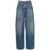 MM6 Maison Margiela Mm6 Maison Margiela Wide-Leg Denim Jeans CLEAR BLUE