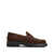 TOD'S Tod'S Leather Loafer Shoes BROWN