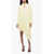 Loewe Tie Neck Dress With Asymmetric Design Yellow