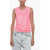 P.A.R.O.S.H. Sequined Tank Top Pink