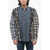 NEEDLES Checked Flannel Cotton Overshirt With Removable Panels And S Multicolor