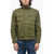 ARTE Lightweight Cotton Jaden Utility Jacket With Hidden Closure Green