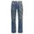 Alexander McQueen Skull print jeans Blue