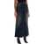 Acne Studios Maxi Denim Skirt With Waist Strap DARK BLUE