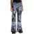 Acne Studios Printed Crepe Flared Pants MULTI GREY