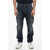 Incotex Regular Waist Stretch Denim Jeans With Visible Stitching 19C Blue