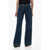 Givenchy Dark Wash Palazzo Denims With Raw-Cut Detail 30Cm Blue