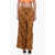 PIERRE-LOUIS MASCIA Silk Palazzo Pants With Geometric Pattern Yellow