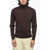 John Smedley Merinos Wool Turleneck Sweater Brown