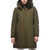 Woolrich Coat Bow Bridge With Detatchable Padding Military Green