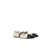 Salvatore Ferragamo Ferragamo Flat Shoes WHITE+BLACK MASCARPONE