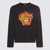 Versace Versace Black Multicolour Cotton  Medusa Flame Sweatshirt Black