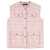 Versace Versace Cotton Tweed Vest With Fringe Detail ROSA E BIANCO