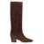 Casadei Casadei Nomad Suede Knee High Boots BROWN