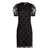 Nina Ricci Nina Ricci Polka-Dot Mini-Dress Black