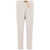 White Sand White Sand Cotton Trousers With Belt Detail Beige