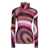 PUCCI Pucci Printed Long-Sleeve Top Purple