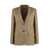 Gucci Gucci Two-Button Single-Breast Original Gg Jacket Beige