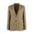 Gucci Gucci Two-Button Single-Breast Original Gg Jacket Beige