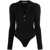 ANDREADAMO Andreādamo Ribbed Knit Bodysuit Clothing Black