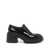 ASH Ash Calf Leather Norton Loafers With Heel Black